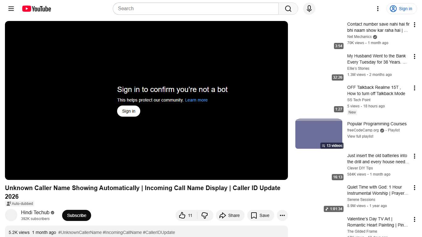 Unknown Caller Name Showing Automatically Incoming Call Name Display Caller ID Update 2026 - YouTube