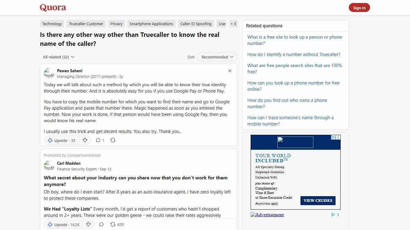 Is there any other way other than Truecaller to know the real name of the caller? - Quora